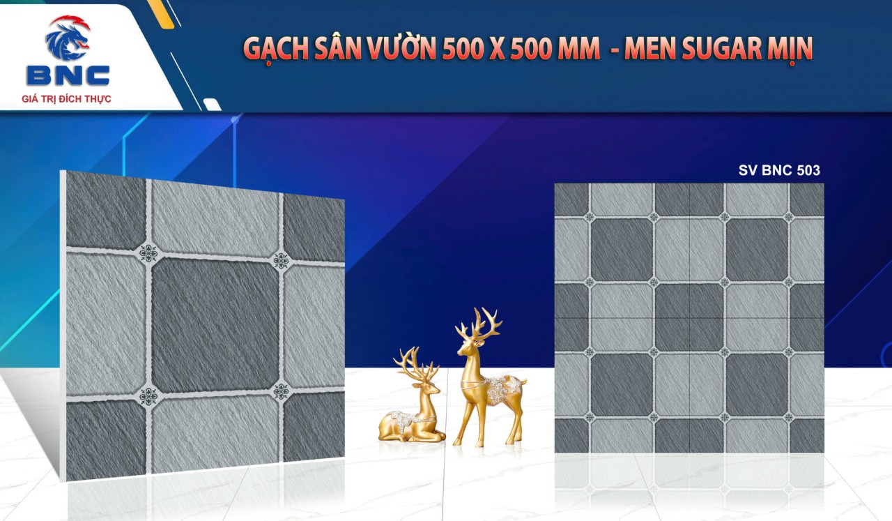 Gạch 50x50mm men sugar mịn , BNC503