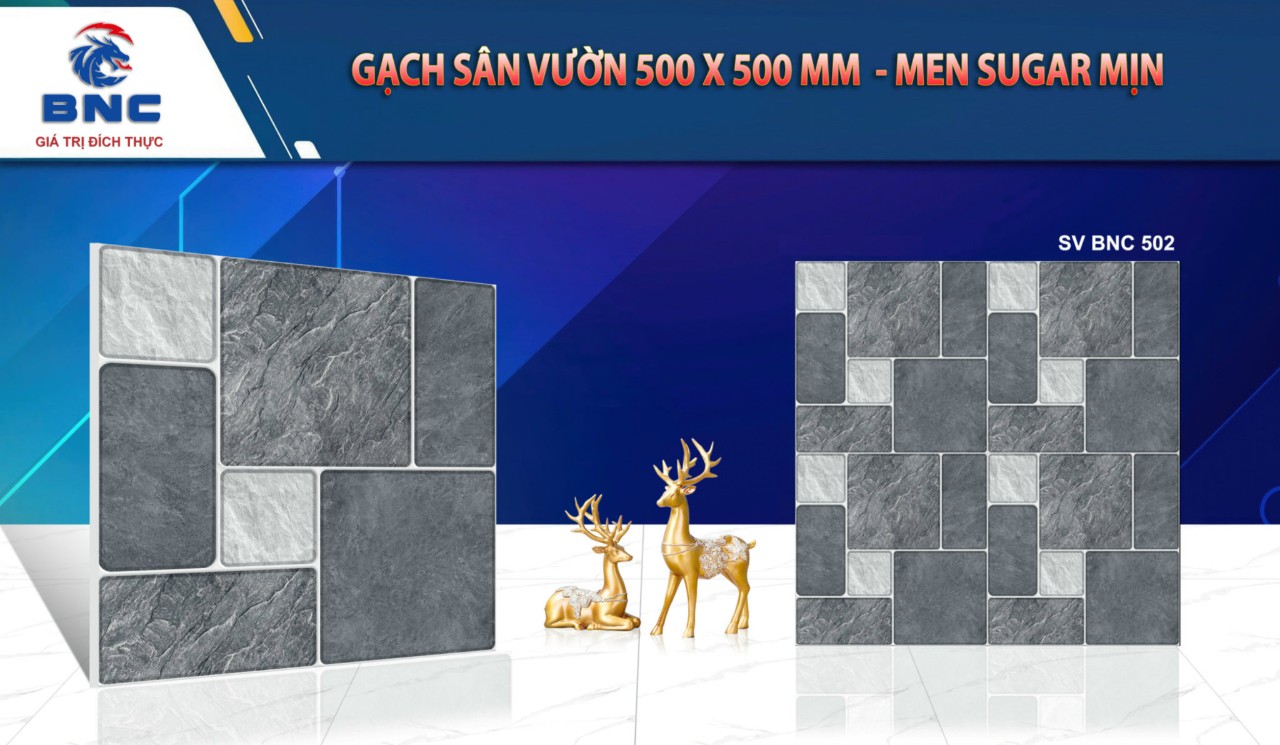 Gạch 50x50mm men sugar mịn , BNC502