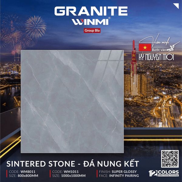 Đá nung kết 80x80mm , 100x100mm - WM8011