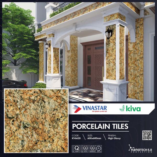 Gạch 60x60mm men kim cương , KV6620
